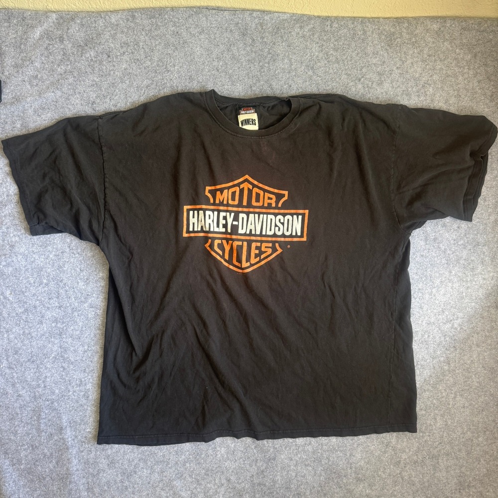 Harley-Davidson Mens Bartels Los Angeles T Shirt 2XL Black Graphic Cotton Tee